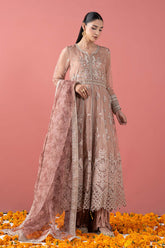 3 Piece Embroidered Organza Suit