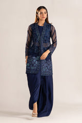 4 Piece Embroidered Organza Suit