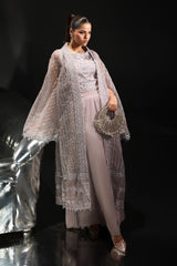 3 Piece Embroidered Organza Suit
