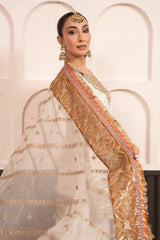 3 Piece Embroidered Cotton Lurex Suit