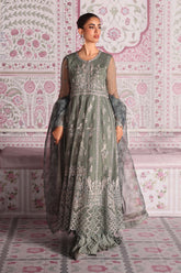 3 Piece Embroidered Organza Suit