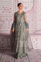 3 Piece Embroidered Organza Suit