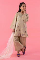 Stitched Kids Embroidered Lawn Suit