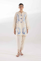 Stitched Embroidered Jacquard Shirt + Shalwar