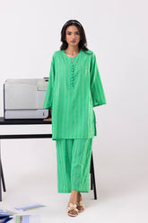 Stitched Dyed Brochia Shirt + Culotte