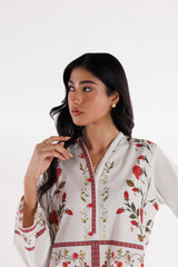 Stitched Printed Lawn Shirt + Culotte