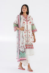 Stitched Printed Lawn Shirt + Dupatta