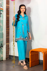 Stitched Printed Lawn Shirt+ Culotte