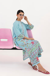 Stitched Printed Viscose Shirt+ Culotte