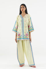 Stitched Printed Dobby Shirt+ Shalwar