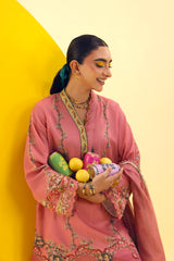 Stitched Printed Dobby Shirt+ Dupatta