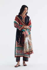 Stitched Printed Lawn Suit