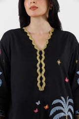 Stitched Embroidered Lawn Shirt+ Shalwar