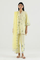 Stitched Embroidered Lawn Suit