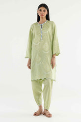 Stitched Embroidered Lawn Shirt+ Shalwar