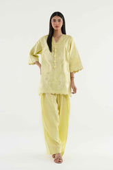 Stitched Embroidered Lawn Shirt+ Shalwar