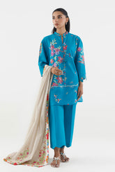 Stitched Embroidered Muzlin Suit
