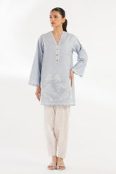 Stitched Embroidered Chambray Shirt+ Shalwar