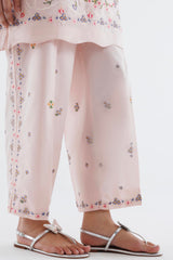 Stitched Embroidered Lawn Shirt+ Culotte