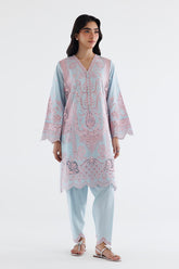 Stitched Embroidered Lawn Shirt+ Shalwar