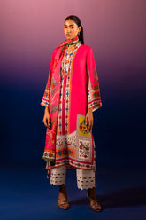 Stitched Printed Crepe Shirt+ Dupatta