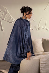 Stitched Printed Satin Shirt+ Shalwar
