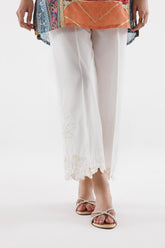 Stitched Embroidered Lawn Culotte