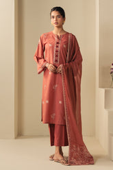 VINTAGE ROSE-2PC (SHIRT & DUPATTA)