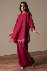 BERRY POP-2PC (SHIRT & SHALWAR)