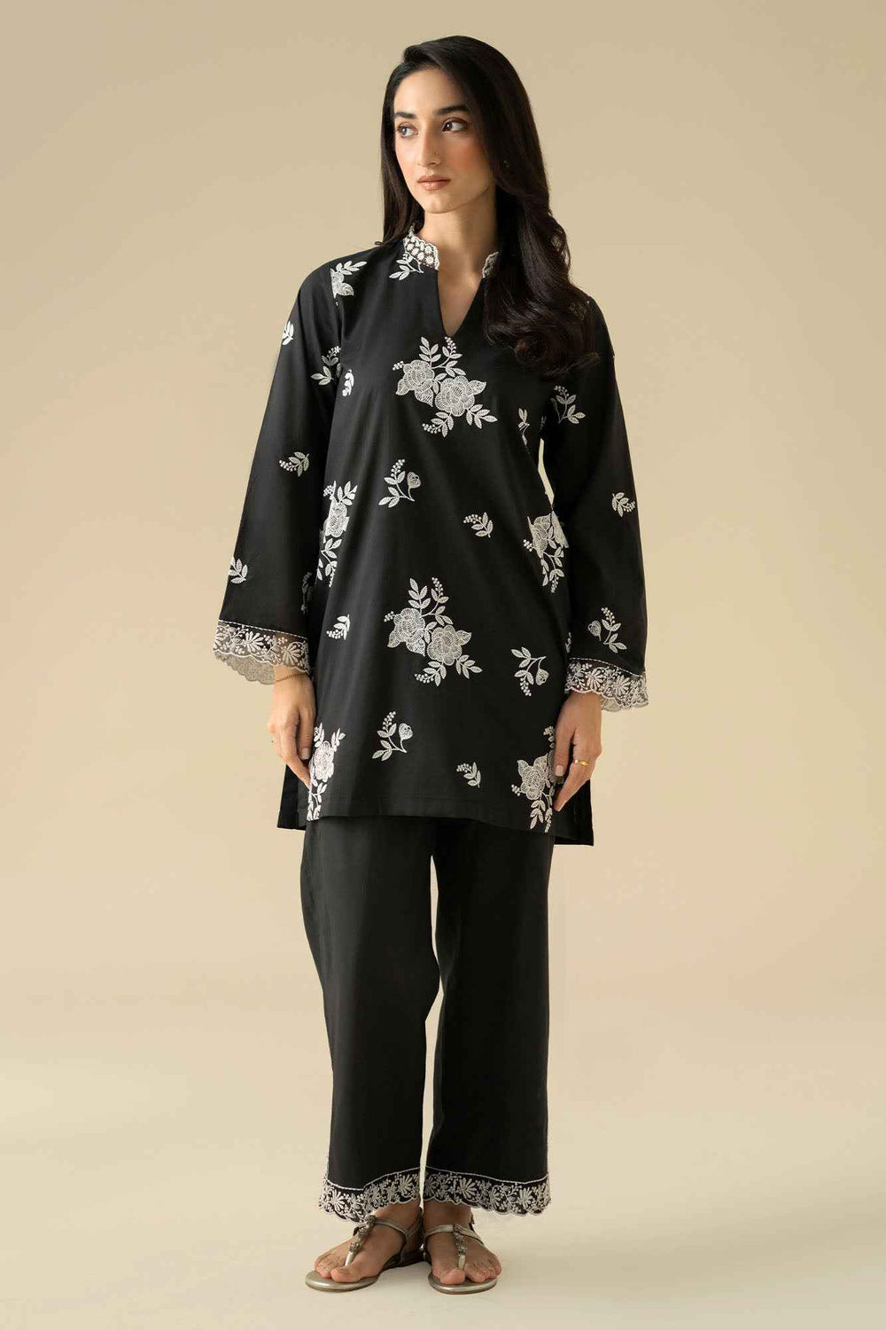 ASH BLACK -2PC (SHIRT & TROUSER)