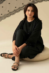 CHARCOAL BLACK-2PC (SHIRT & DUPATTA)