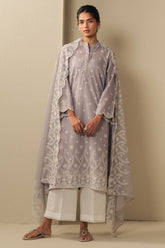 LAVENDER CLOUD-2PC (SHIRT & DUPATTA)