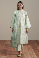 SOFT GREEN-2PC (SHIRT & DUPATTA)