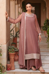 EARTHY ELEGANCE-2PC (SHIRT & DUPATTA)