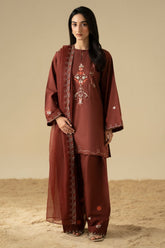 DESERT SUNSET-3PC (SHIRT, SHALWAR & DUPATTA)
