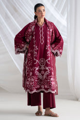 CRIMSON-3PC (SHIRT, TROUSER & DUPATTA)