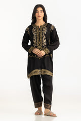 Viscose Raw silk Embroidered Co-Ord Set