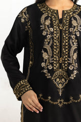 Viscose Raw silk Embroidered Co-Ord Set