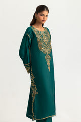 Viscose Rawsilk Embroidered Co-Ord Set