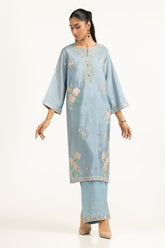 Viscose Rawsilk Embroidered Shirt And Trouser