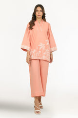 Cotton Bana Dora Embroidered Co-Ord Set
