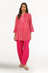Leno Kara Dyed Shirt And Cambric Trouser