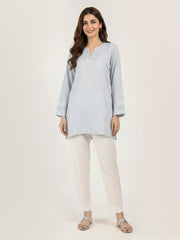 Silk Kurti- Embroidered (Pret)
