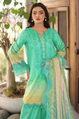 3-PC Stitched Embroidered Lawn Collection IN6-08P