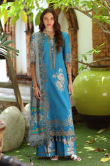 3-PC Stitched Embroidered Lawn Collection RM6-03P