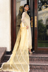 3-PC Embroidered Cotton Net CMA-5-240