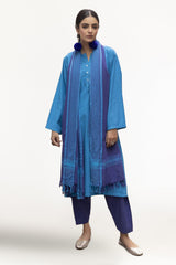 Jacquard Shirt And Trouser With Jacquard Dupatta
