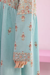 Embroidered Kurta Dupatta Trouser - 2504