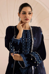 Embroidered Kurta Dupatta Trouser - 0733