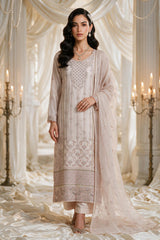 Embroidered Kurta Dupatta Trouser - 0779